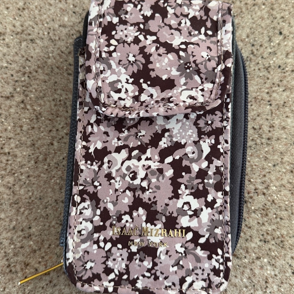 Isaac Mizrahi Floral Patterned Pouch